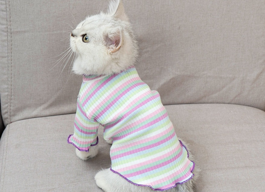 Dreamstripe Rainbow Pet PJ | Cozy Kawaii Loungewear for Cats & Dogs