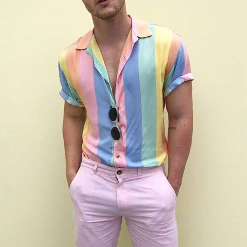 Sunbeam Streak Button-Up Shirt