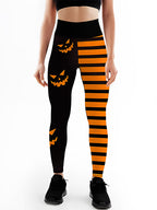 Pumpkin Spice Stretch Leggings – Halloween Yoga Pants