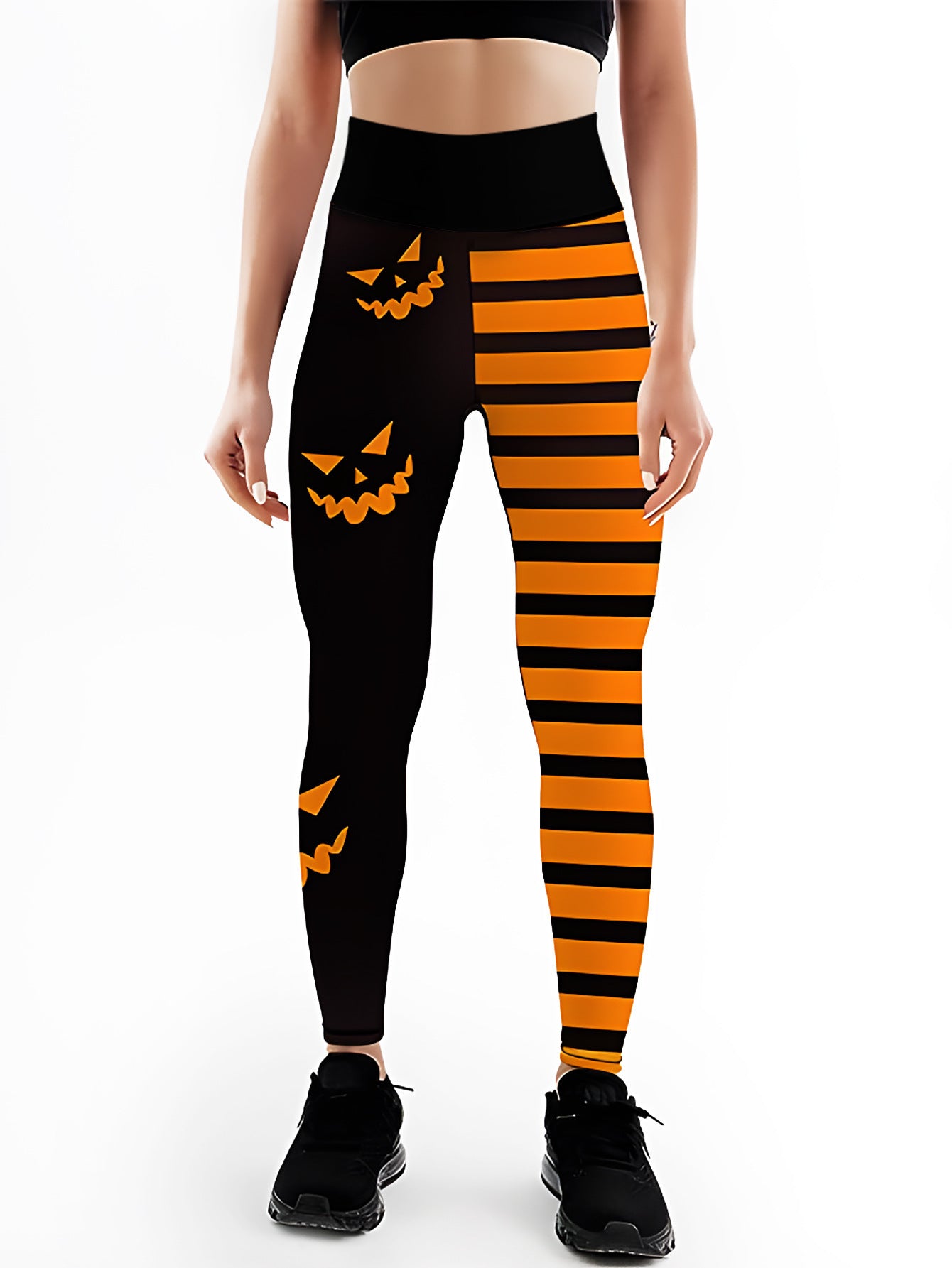 Pumpkin Spice Stretch Leggings – Halloween Yoga Pants
