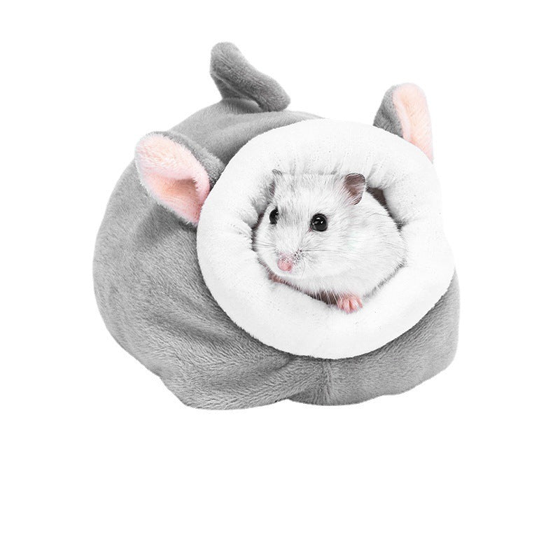 Snuggle Nibble Mini Nest | Warm Cotton Bed for Hamsters & Tiny Pets