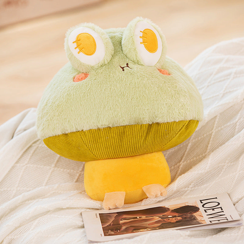 Toadstool Froggie Cuddle Buddy.