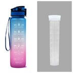 Hydrate Glow Time Marker Bottle | 1L Motivational Water Bottle