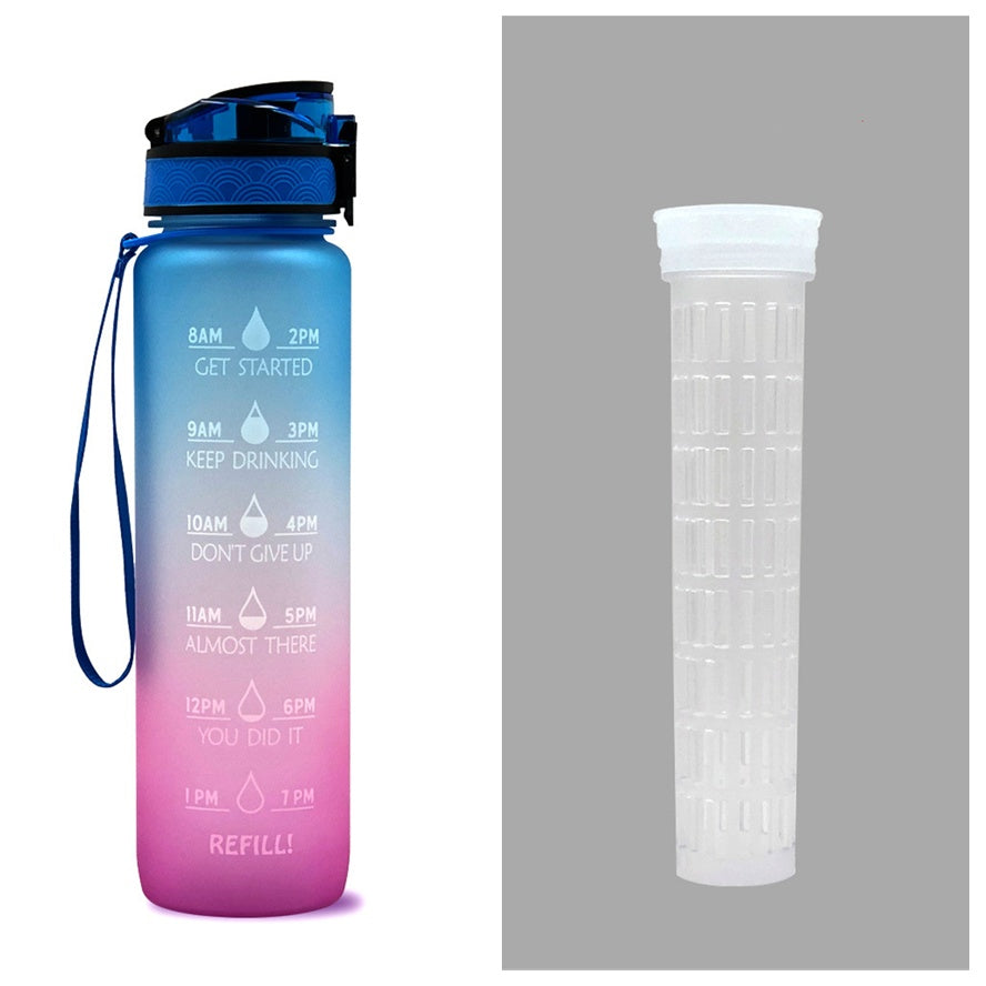Hydrate Glow Time Marker Bottle | 1L Motivational Water Bottle