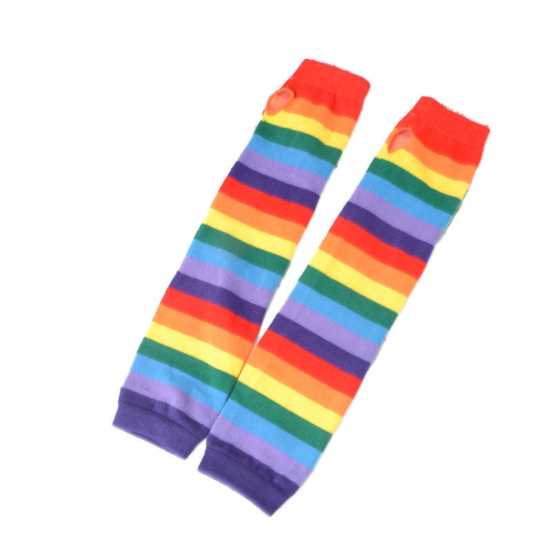 UV Baby Arm Sleeves – Rainbow Sun Protectors (40cm)