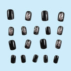 Black Vine Press-On Nails