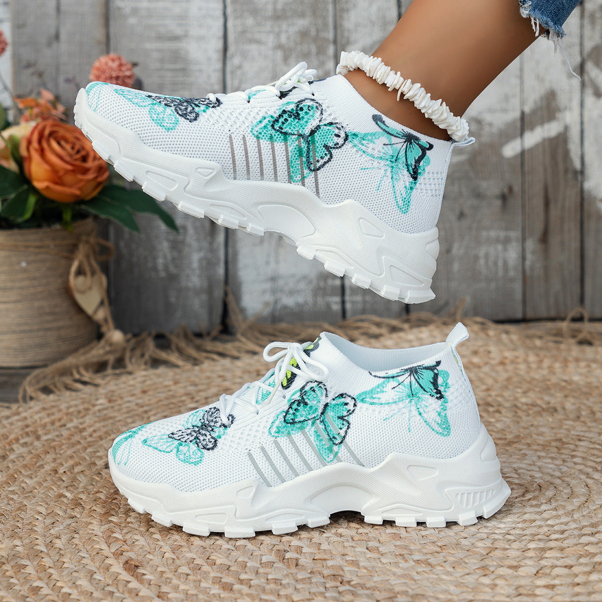 Casual  Colorful Mesh Sneakers