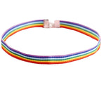Chromaglow Collar – Rainbow Moon Electroplated Choker