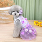 LaceDream Pink Sling Dress | Delicate Cotton Dress for Pets