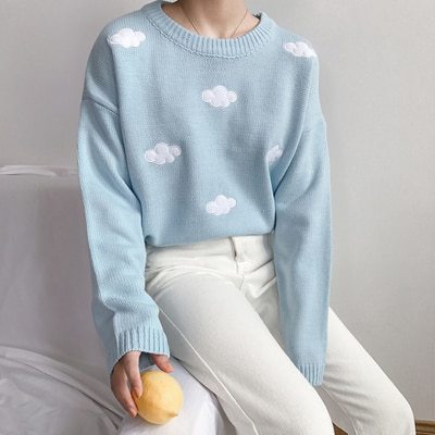 Snuggle Skies Cloud Sweater