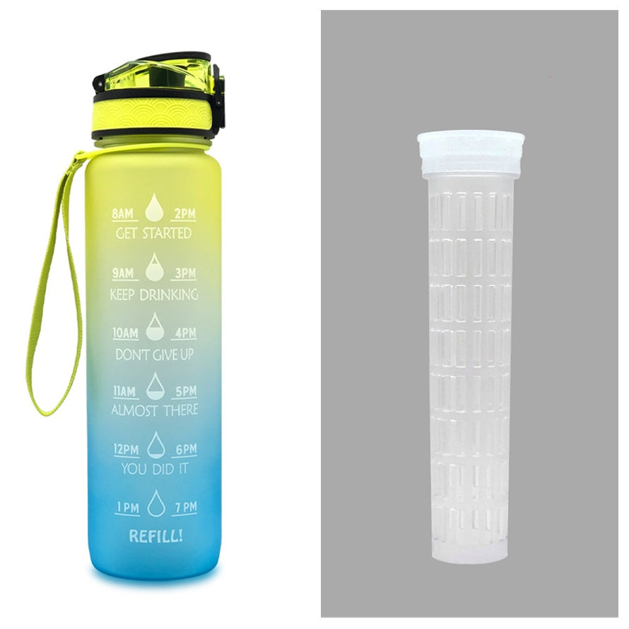 Hydrate Glow Time Marker Bottle | 1L Motivational Water Bottle