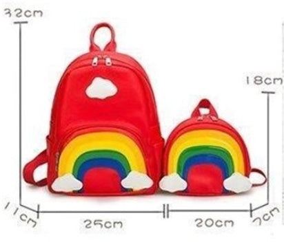 Cherry Pop Kidcore Rainbow Backpack