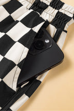Sweet Static Checkered Shorts.