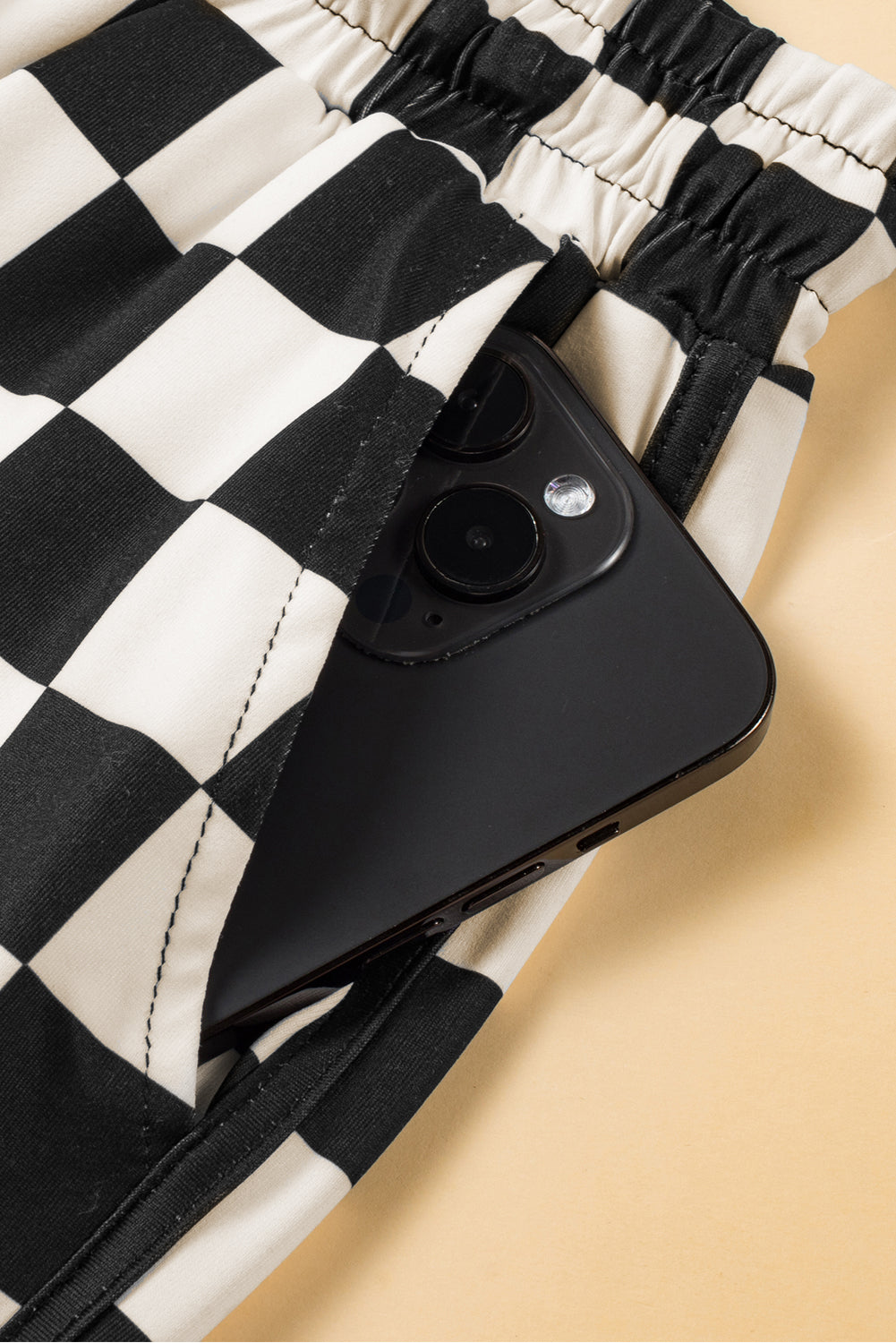 Sweet Static Checkered Shorts.