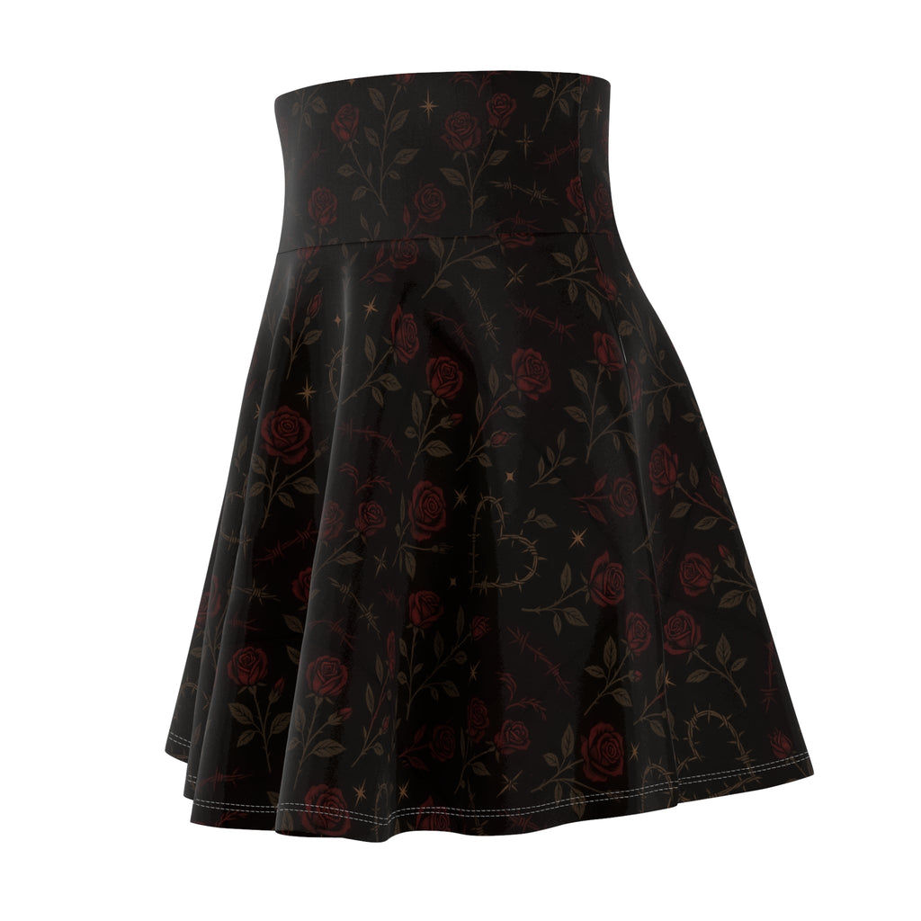 Punk Riot Rose Skater Skirt
