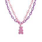 Candy Charm Layered Necklace.