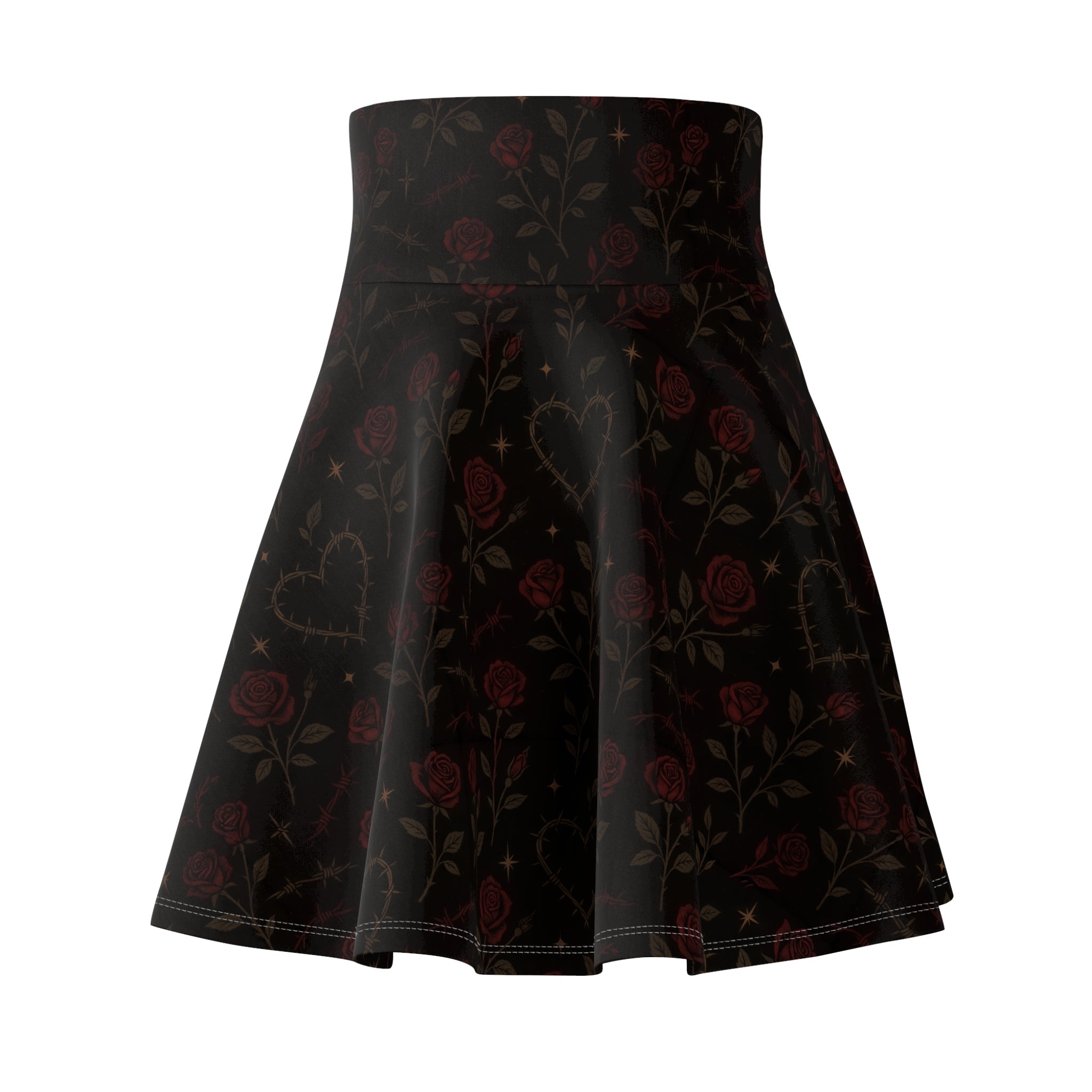 Punk Riot Rose Skater Skirt