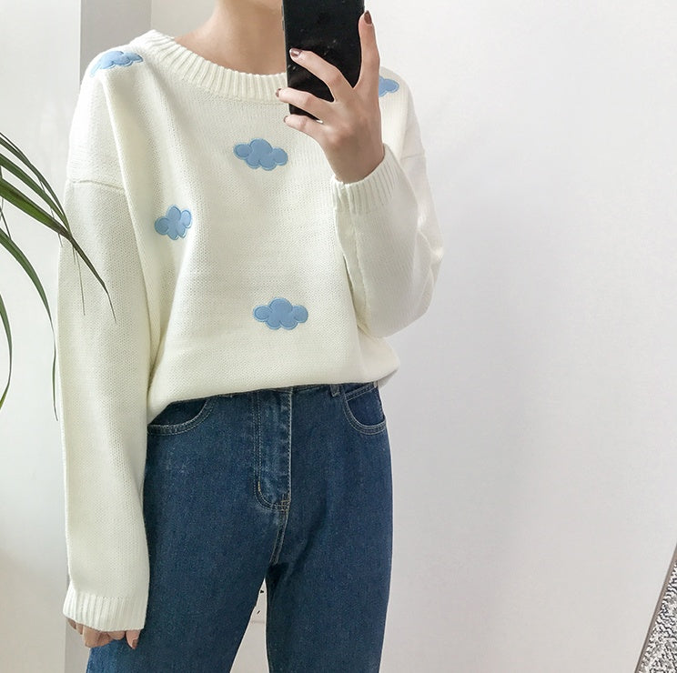 Snuggle Skies Cloud Sweater