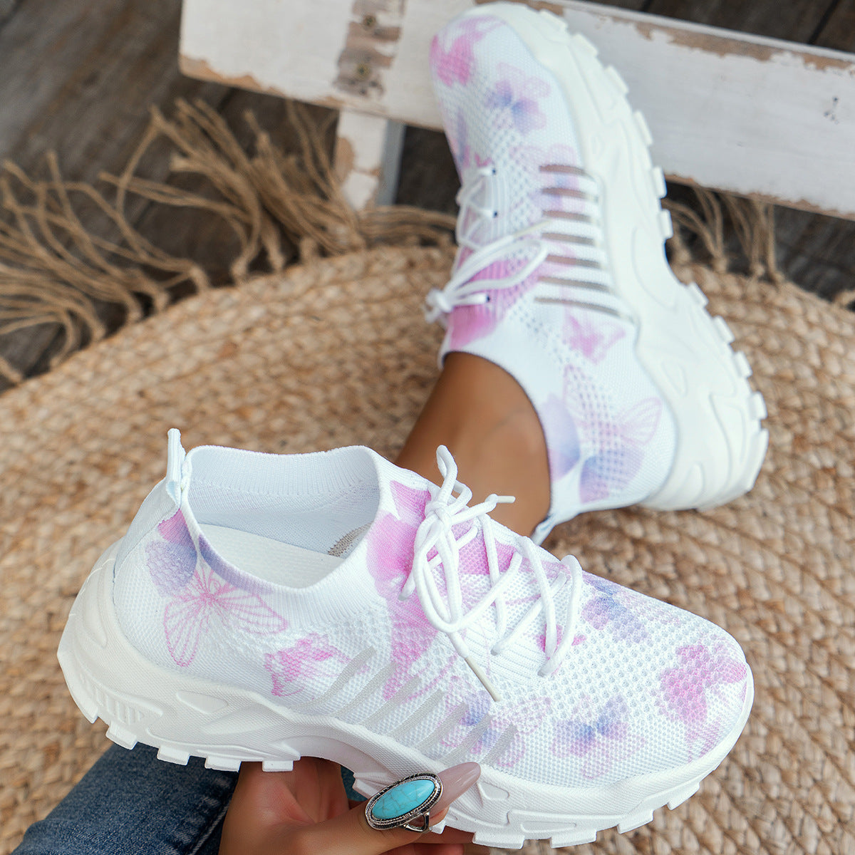 Casual  Colorful Mesh Sneakers