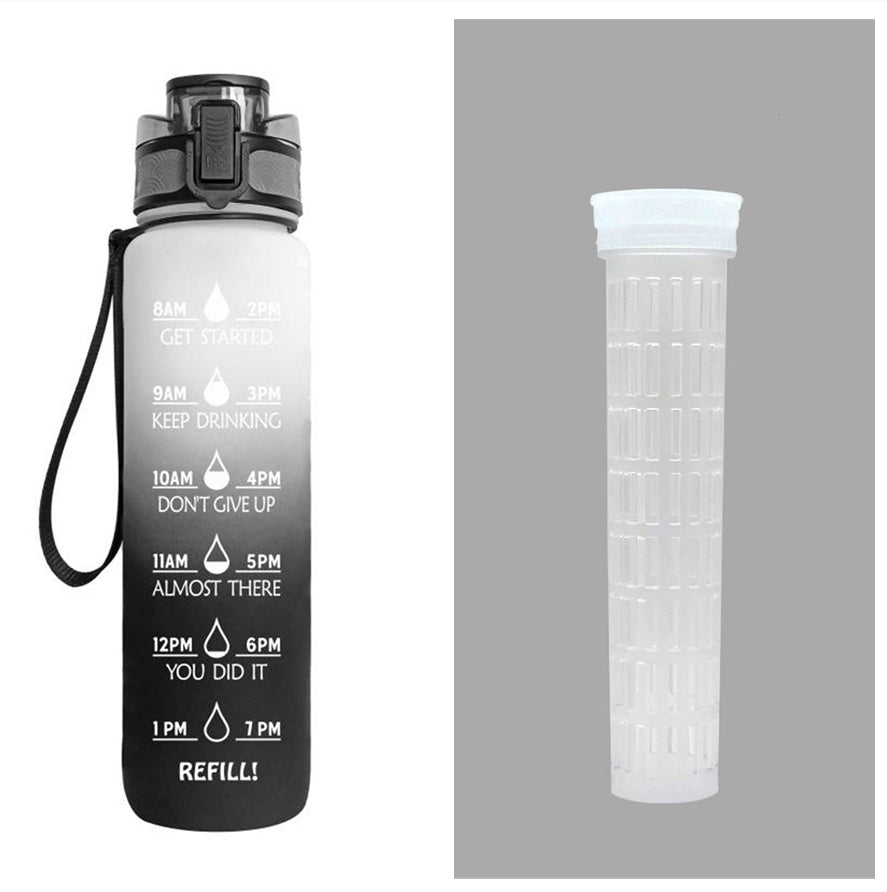 Hydrate Glow Time Marker Bottle | 1L Motivational Water Bottle