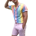 Sunbeam Streak Button-Up Shirt