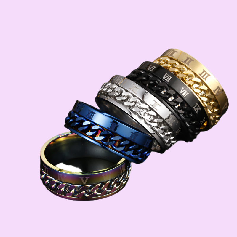 Chain Ring | Rotatable Titanium Steel