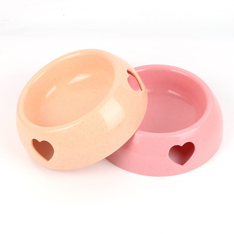 Sweetheart Pet Bowl | Kawaii Single Food & Water Dish