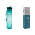 Hydrate Glow Time Marker Bottle | 1L Motivational Water Bottle