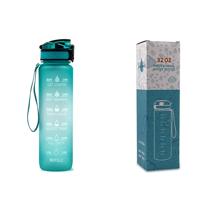 Hydrate Glow Time Marker Bottle | 1L Motivational Water Bottle