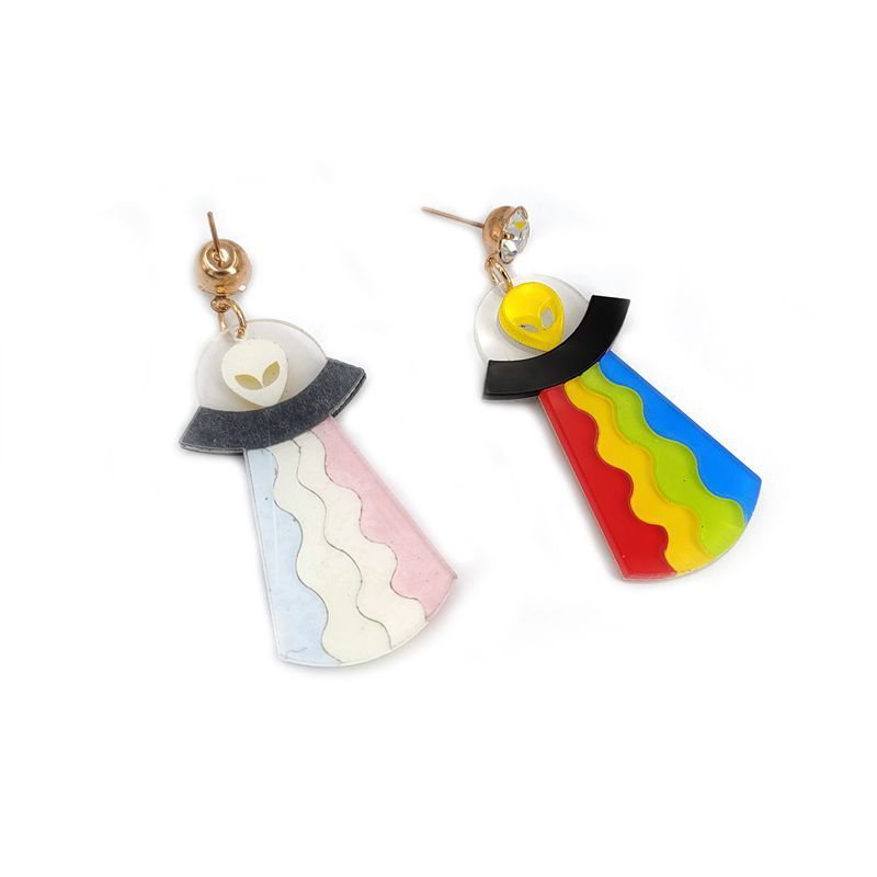 Galaxy Drip Alien Earrings