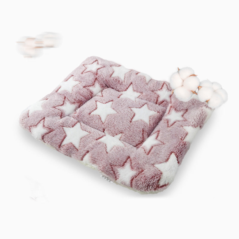 Twinkle Tuck-In Pad | Soft Starry Cotton Nest for Small Pets