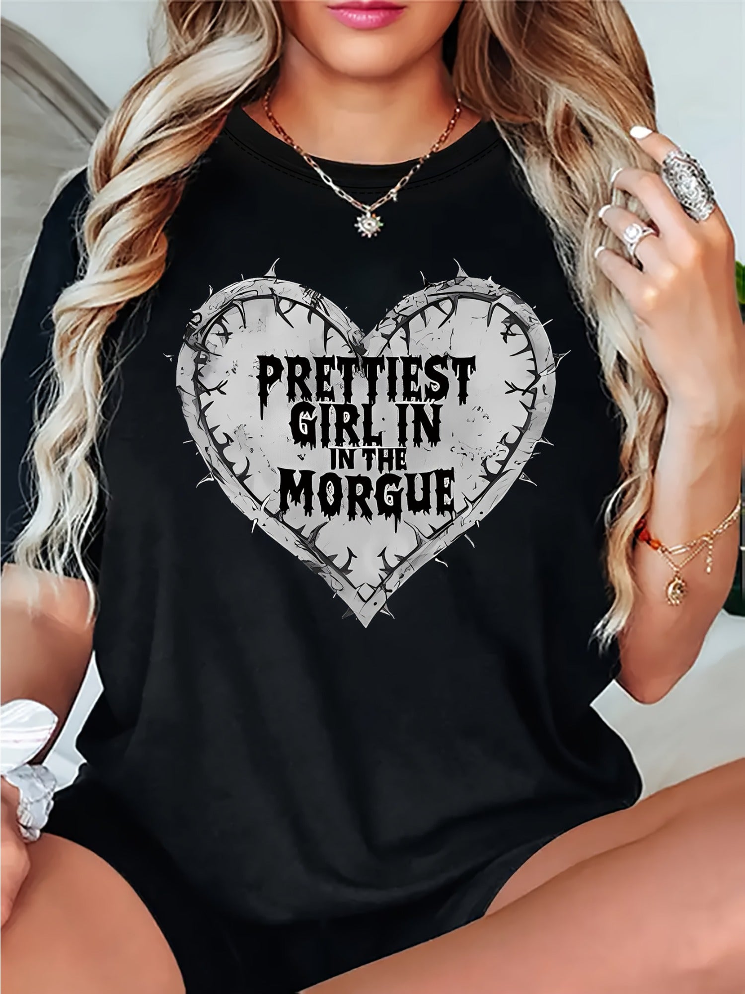 Prettiest in the Morgue Gothic Tee.