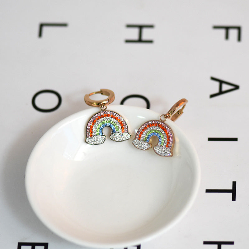 Twinkle Prism Rainbow Earrings