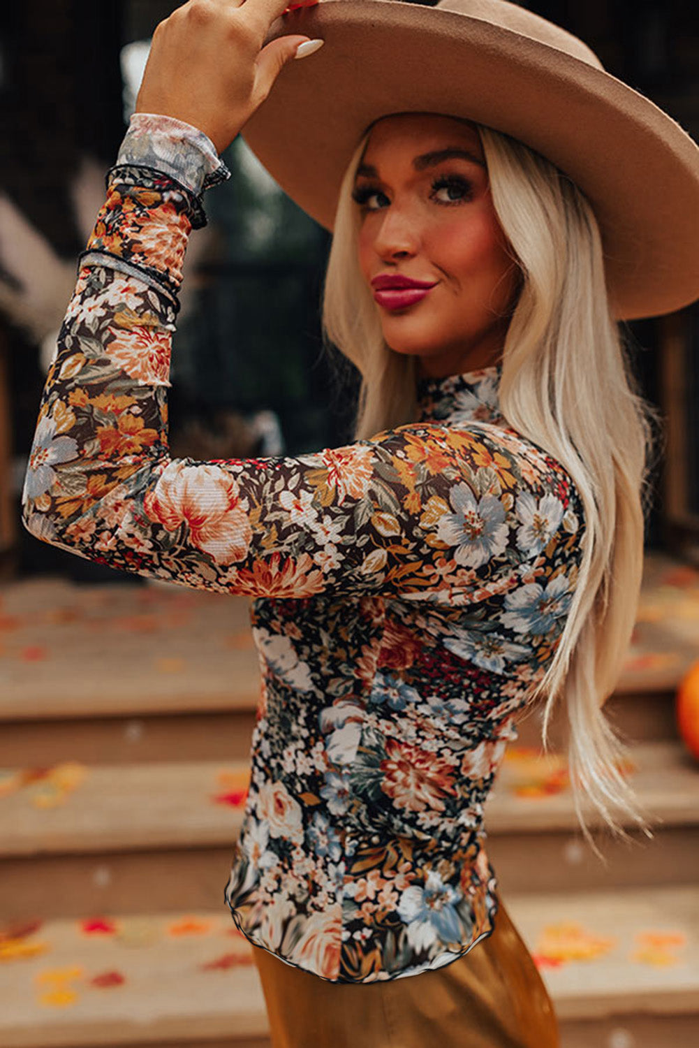 Petal Kiss Mesh Top