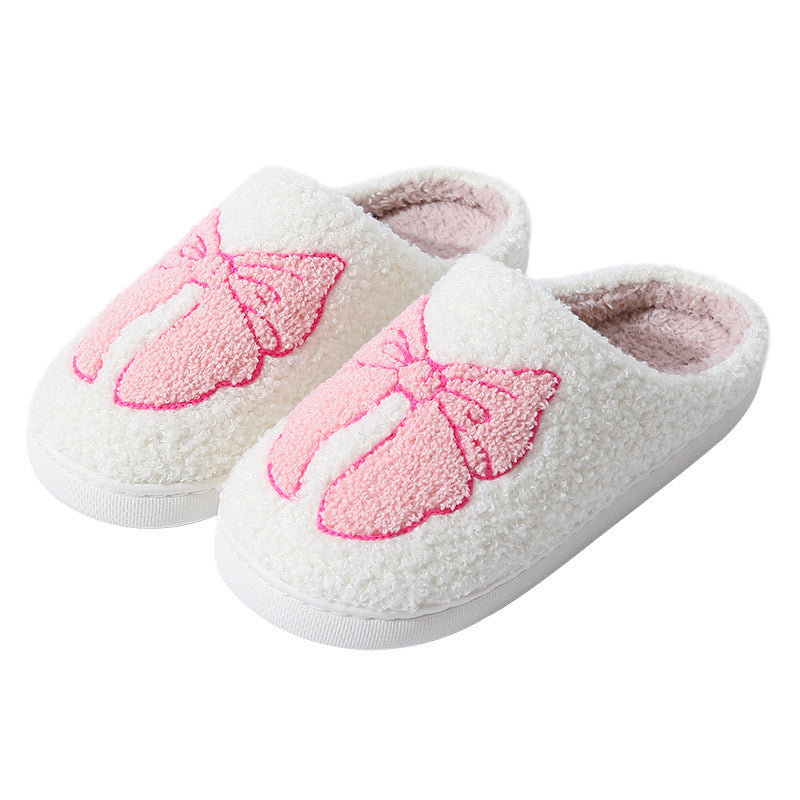 Snuggle Bows Cotton Slippers