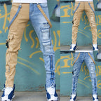Split Scene Colorblock Jeans