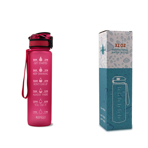 Hydrate Glow Time Marker Bottle | 1L Motivational Water Bottle