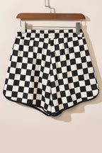 Sweet Static Checkered Shorts.