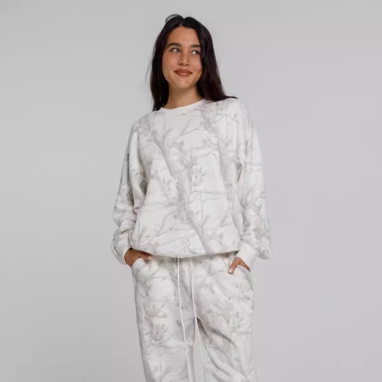 Maple Camo Street Set | 2-Piece Hoodie & Sweatpants Streetwear Suit