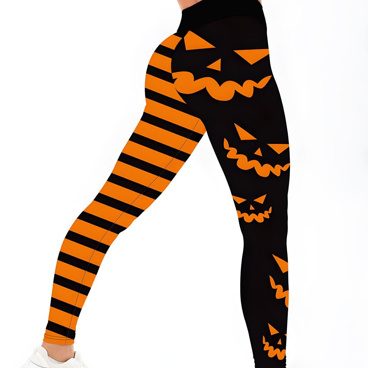 Pumpkin Spice Stretch Leggings – Halloween Yoga Pants