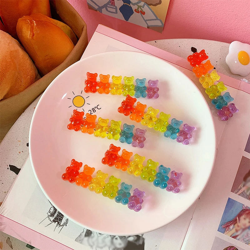Candy Bears Hair Clips.