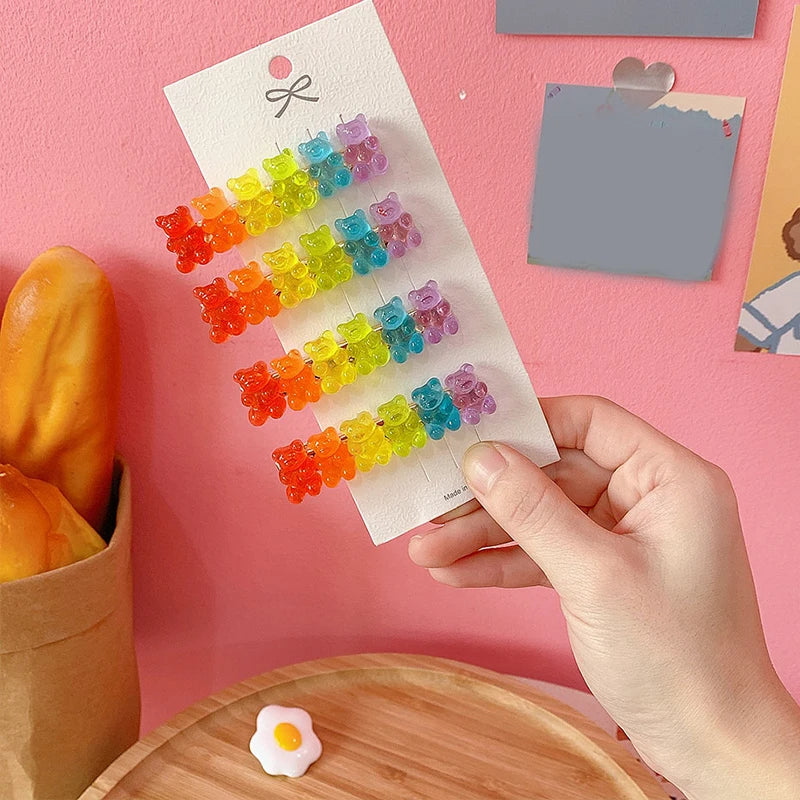 Candy Bears Hair Clips.