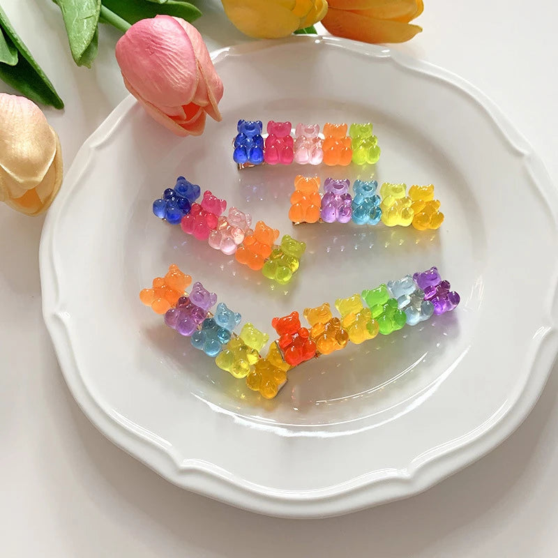 Candy Bears Hair Clips.