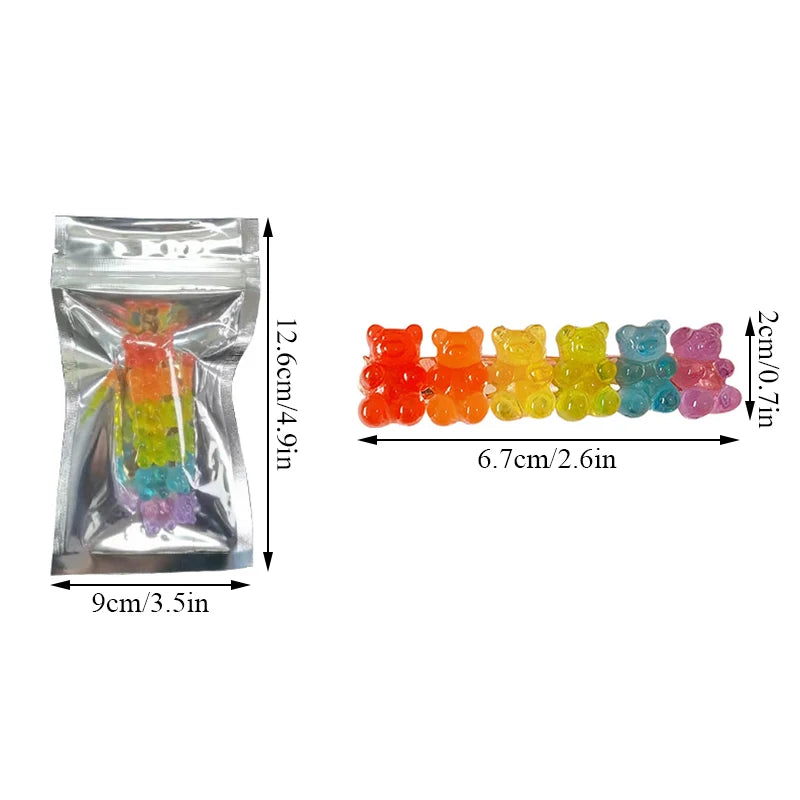 Candy Bears Hair Clips.