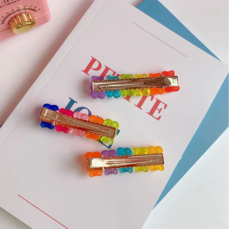 Candy Bears Hair Clips.