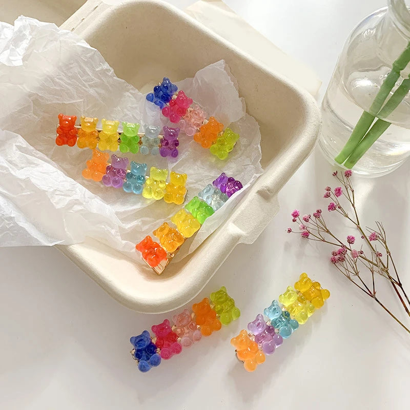 Candy Bears Hair Clips.