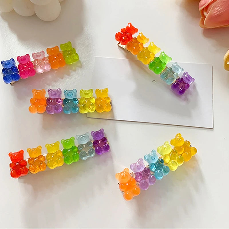Candy Bears Hair Clips.