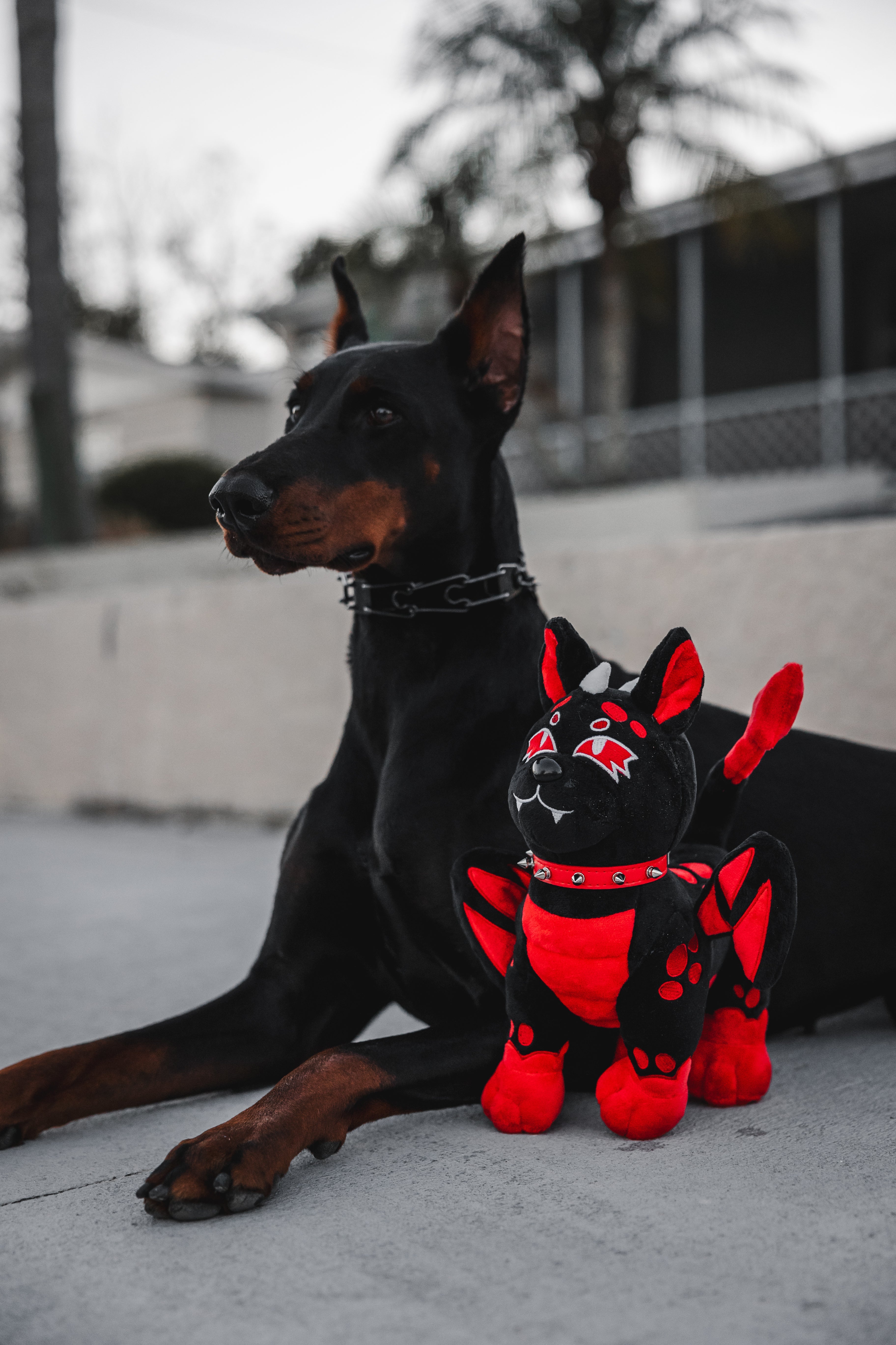 Magma Hellhound Dog Plushie