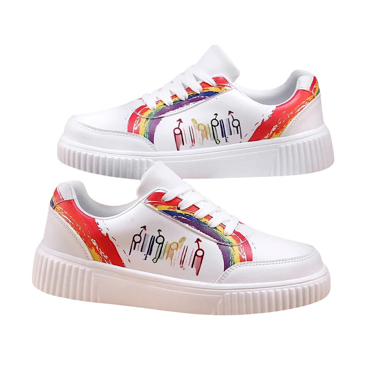 Rainbow Drip Kicks