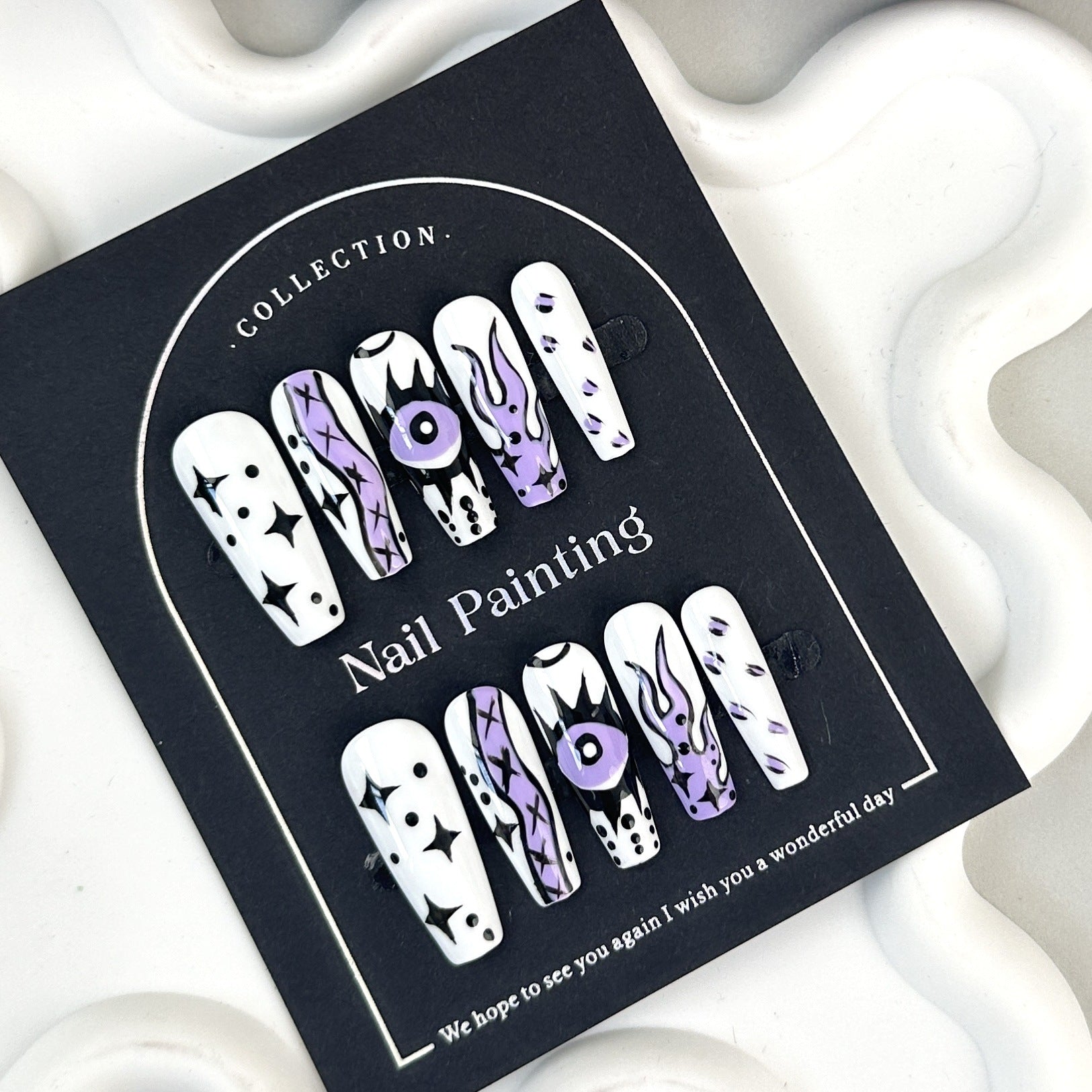 Pastel Poison Drip Press-On Nails